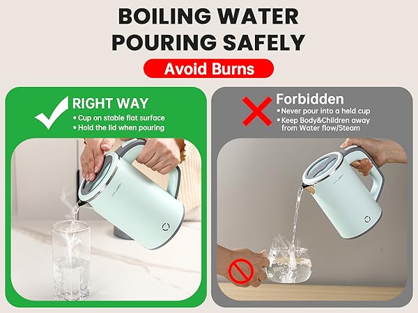 0.8L Green V01 Electric Kettle