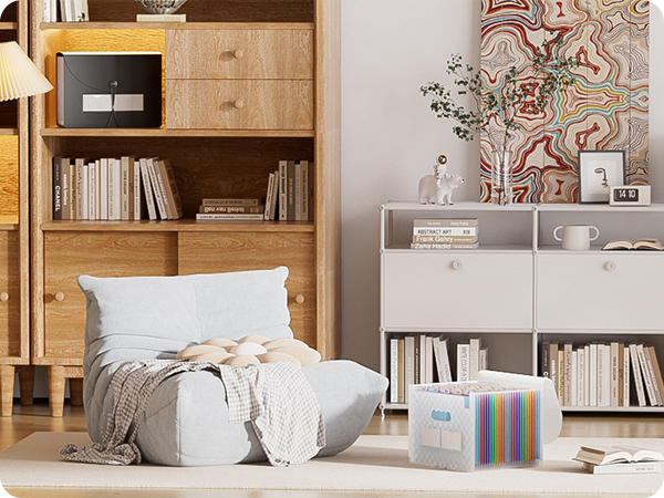 ThinkTex Accordion File Organizer, 26 Pockets Expanding File Folders