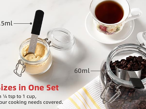magnetic measuring cups