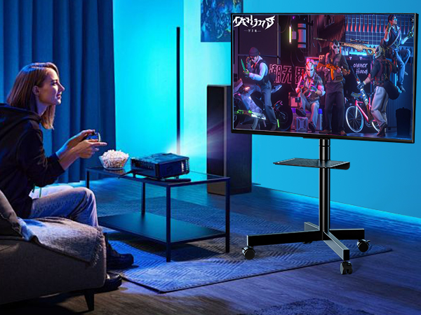 tv pole stand