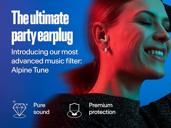 Alpine Tune Rose Gold Ear Plugs