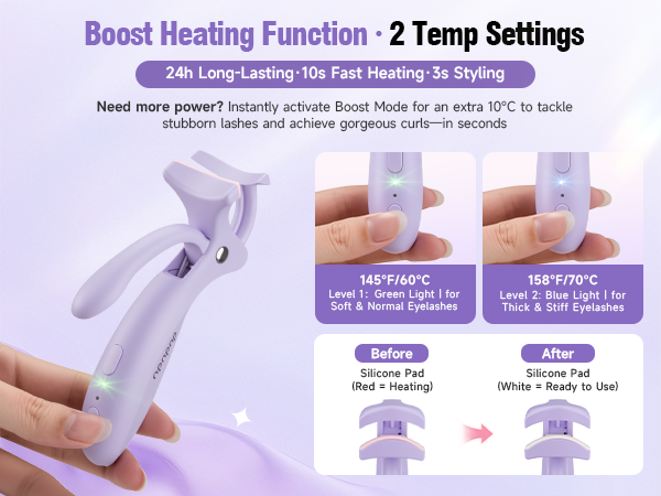 heated lash curler