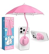 Phone Umbrella for Sun Shade Magnetic: Universal Thumbs Up Cell Phone Umbrella for iPhone Beach O...