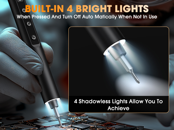 LED smart screwdriver