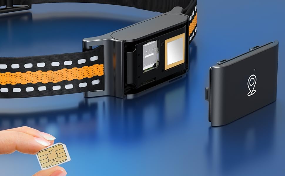 Dog GPS Tracker Real-Time Tracking Breakaway Collar