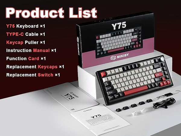 Y75 Wireless Mechanical Keyboard