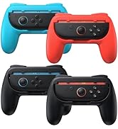 FASTSNAIL 4 Pack Grips for Nintendo Switch 2 (2025) for Joy-Con 2, Wear-Resistant &amp; Anti-Slip Swi...