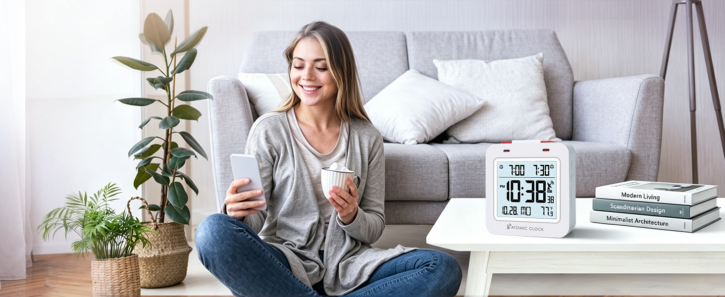 small alarm clock battery operated