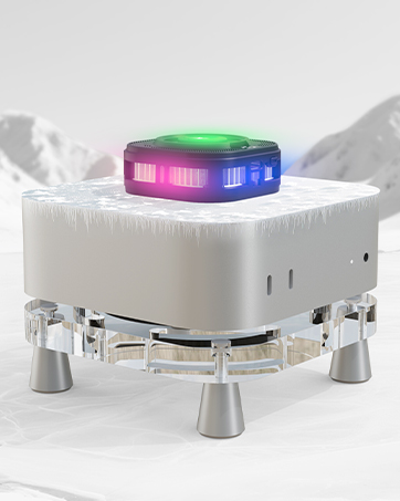 mac mini M4 Pro stand accessories mount cooling Cooler Acrylic Desktop Holder Magnetic