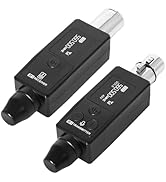 STRICH Wireless Microphone XLR Transmitter and Receiver, UHF Wireless Microphone System Plug-on, ...