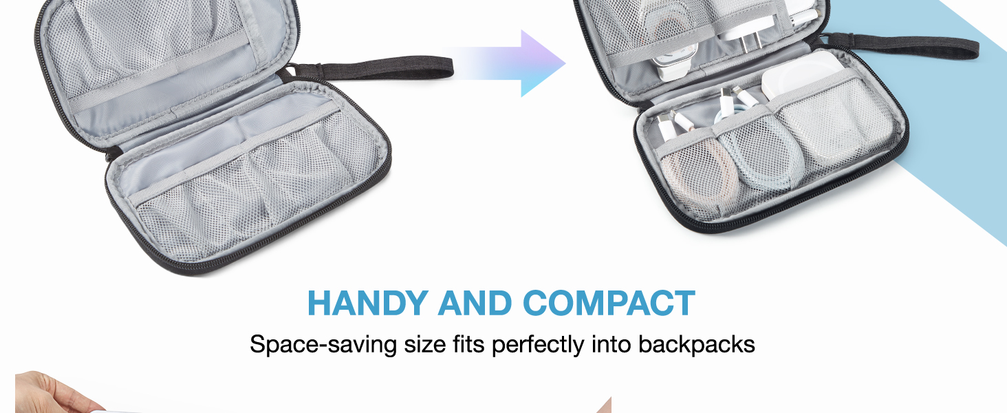  electronics organizer travel case