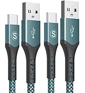 USB C Cables [2-Pack, 6.6ft], Power Charging Cable for Kindle Fire HD 10 9th 2019 8 10th 2020 Pap...