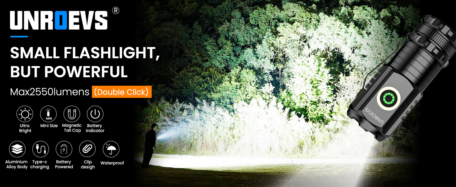 mini flashlight;pocket flashlight;small flashlight;edc flashlight