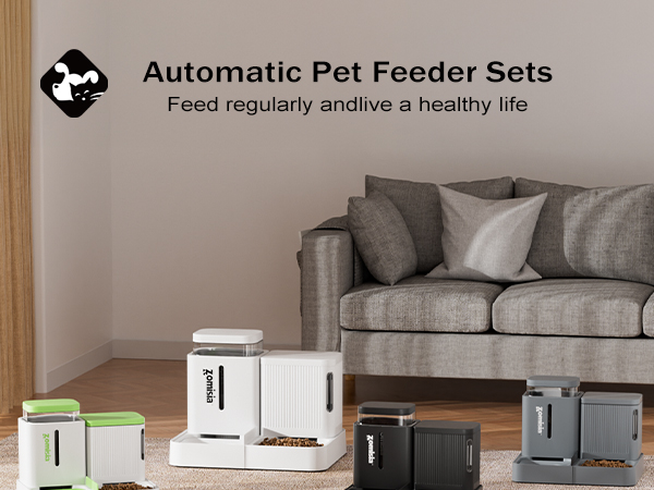 cat feeder and water dispenser
