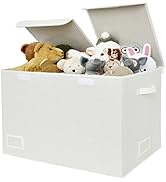GRANNY SAYS White Toy Chest, White Storage Bins with Lids, Toy Storage for Kids, Stuffed Animal S...