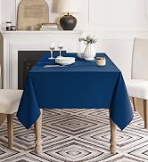 navy blue tablecloth