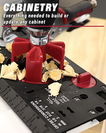 Milescraft, Doweling, Drilling, Hinge Jig, Knee Blades, DrillMate