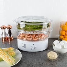 Classic Cuisine Food Steamer and Rice Cooker