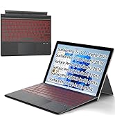 XIWMIX Keyboard for Microsoft Surface Pro 7/Pro 7 Plus/Pro 6/Pro 5/Pro 4/Pro 3,Ultra-Slim 7-Color...