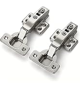 Ravinte 60 Pack 30 Pairs European Kitchen Cabinet Hinges Soft Close Full Overlay Door Heavy-Duty ...