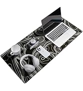 Reniteco Waterproof Large Gaming Mouse Pad with Durable Stitched Edges, Non-Slip Rubber Base, Smo...