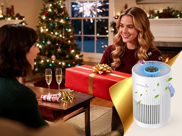 air purifier with night light