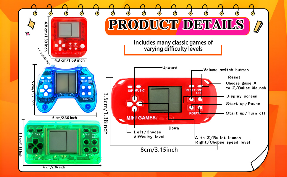 video game keychain party favors