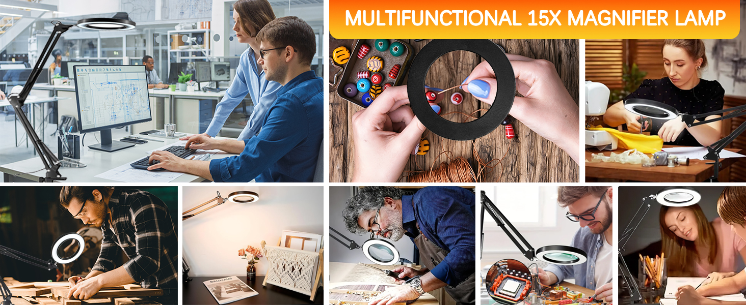 Desk lamp magnifying lmap