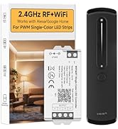BTF-LIGHTING RF 2.4GHz Wireless Remote RC07RFB &amp; C01W 2.4GHz Tuya WiFi Controller Kit Alexa Googl...