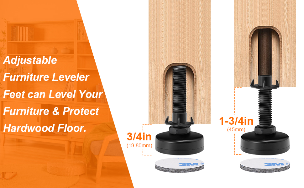 cabinet leveling feet table leg adjusters machine leveling feet workbench leveling feet