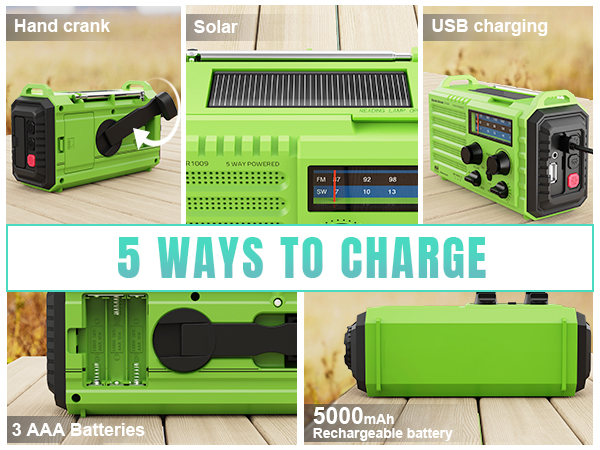 battery operated radio portable