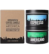 Aronica Espresso Coffee Candle Small, Fall Home Decor, Kitchen Candle Set, Ground Coffee Scented ...
