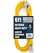 short heavy duty extension cord 12 gauge extension cord 50 ft three way plug outdoor power splitter
