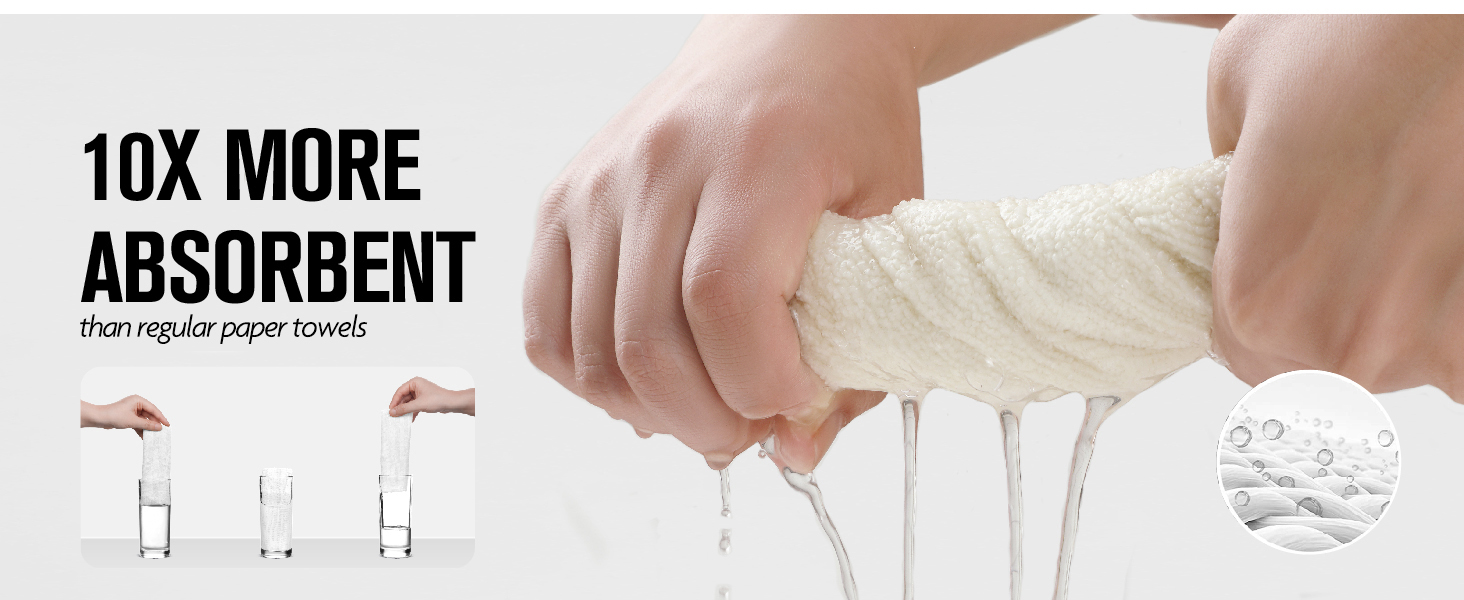 Fantasticlean Microfiber Cleaning Cloth Roll