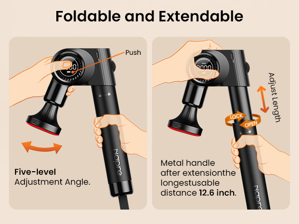 deep tissue massage gun portable