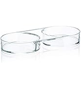 Salt and Pepper Mill Tray - Acrylic Transparent Mill Rest by urban noon - Grinders up to 2.2 inch...