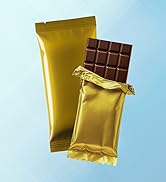 Heat Seal Metallized Bags Pouches for Chocolate Bars, Candy Bars, Protein Bars