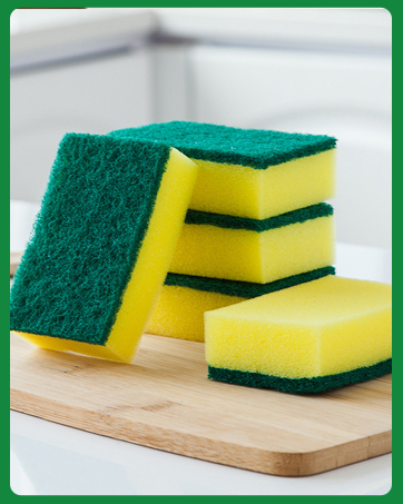 6 Pack Heavy Duty Natural Kitchen Sponge