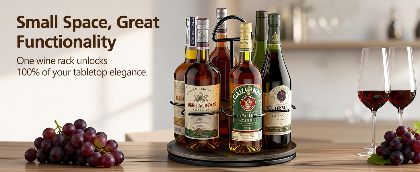 6-bottle wine rack