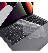 ProElife Ultra Thin Keyboard Cover Skin EU/UK Enter for 2022 MacBook Air 13.6 inch M2 Chip &amp; MacB...