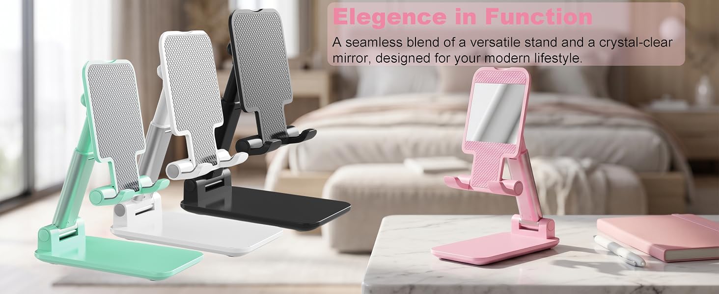 pink phone stand for desk