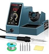 Soldering Station With Additional 5 Tips Auroland Digital Display Soldering Iron Station 392?-896...