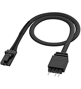 Aukuoy 3 Pin ARGB Adapter Cable for Corsair Lighting Node PRO, iCUE Commander PRO, iCUE Commander...