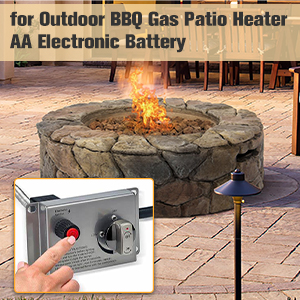  Igniter Push Button Ignition and Wire 500mm for Fire Pit Gas Burner Grill Igniter