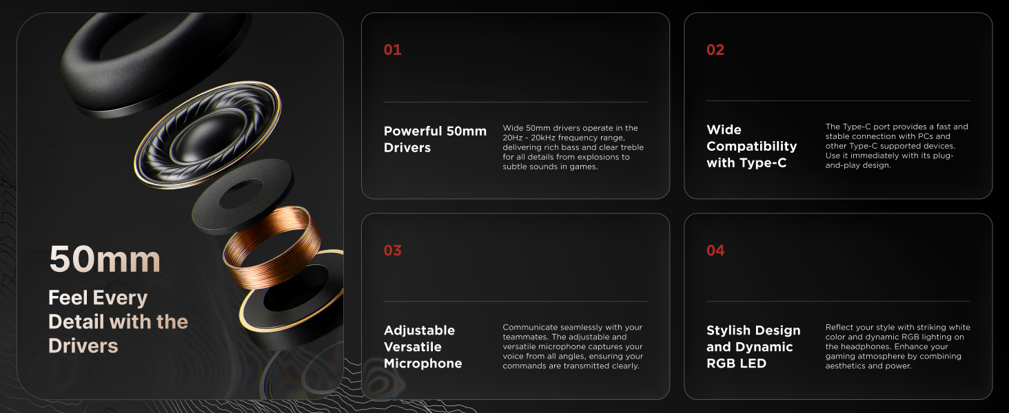 Rampage RM-K90 showing cushioned ear cups and headband