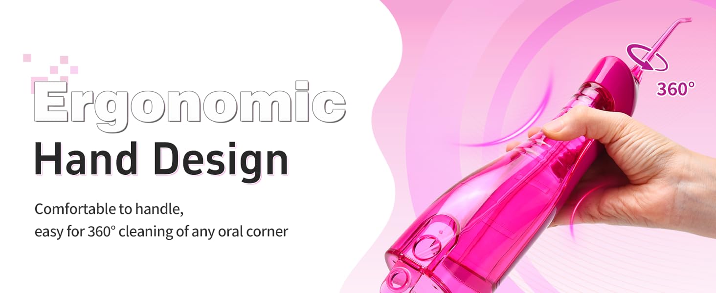 Ergonomic Hand Design Comfortable to handle