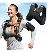 FEIERDUN 3-IN-1 Weighted Vest Woman Man with Hydration, 20lb/12lb/8lb Chest-friendly Adjustable W...