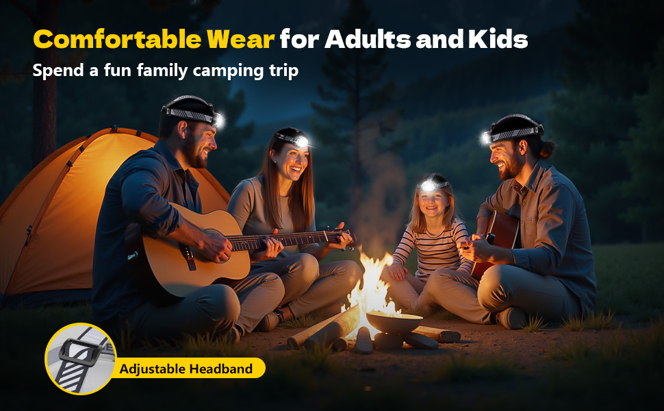 headlamps for adults kids rechargeable