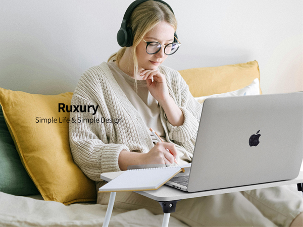 Ruxury Foldable Lap Desk Laptop Stand Bed Desk Table Tray