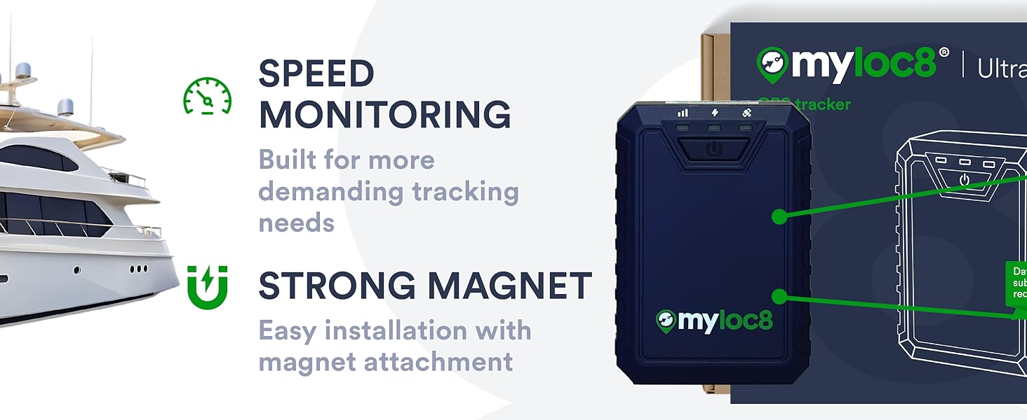 speed monitoring for trucks boats cars with strong magnet waterproof resistant case